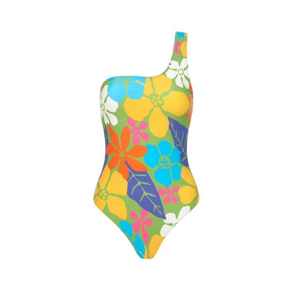 Floral One-Shoulder Swimsuit - Picture 14 of 16